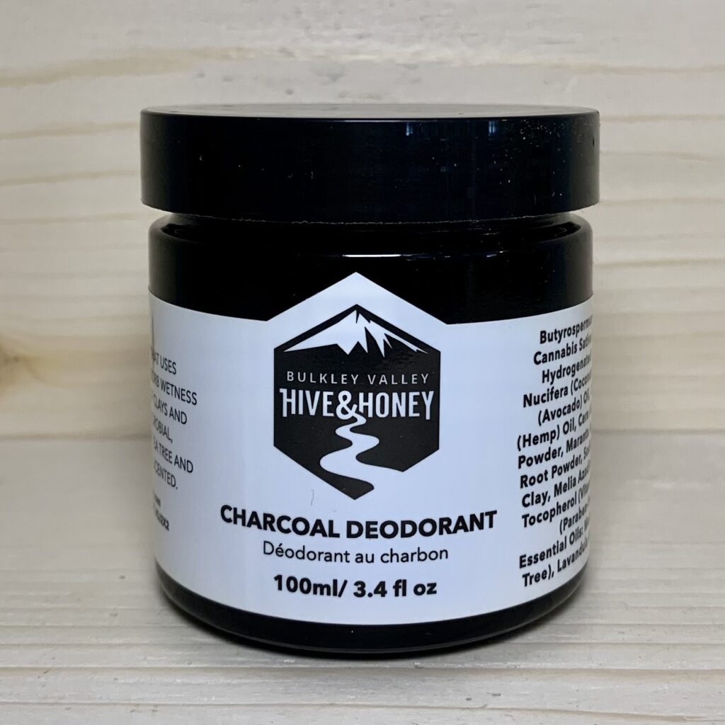 Charcoal Deodorant » Bulkley Valley Hive & Honey
